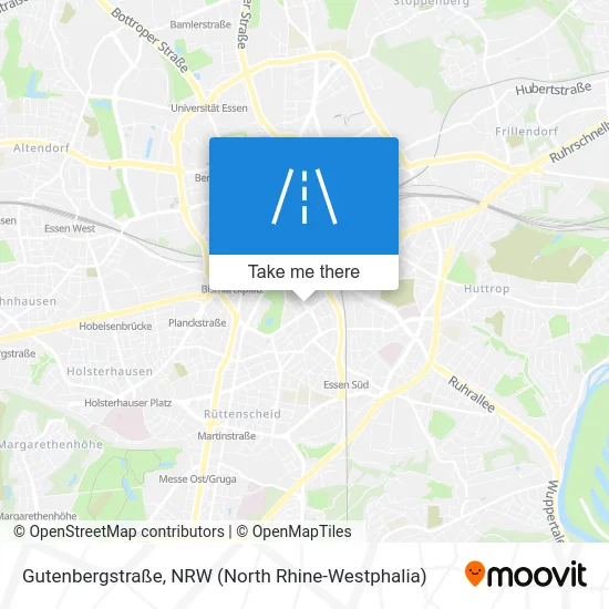 Карта Gutenbergstraße