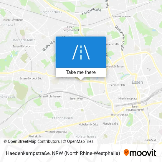 Haedenkampstraße map