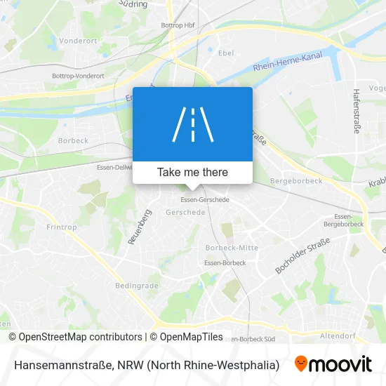Hansemannstraße map