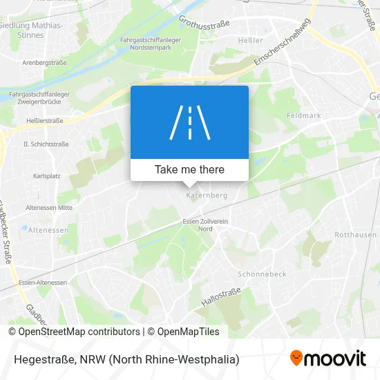 Hegestraße map