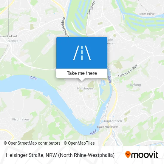 Карта Heisinger Straße