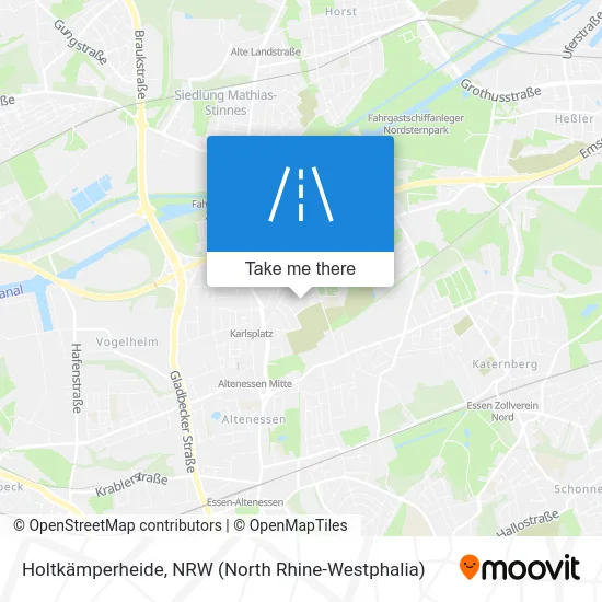 Карта Holtkämperheide