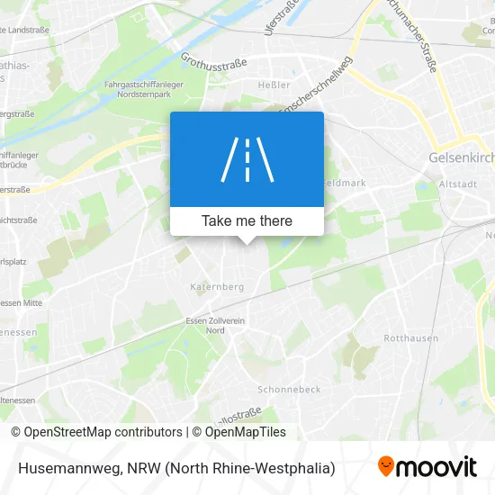 Карта Husemannweg