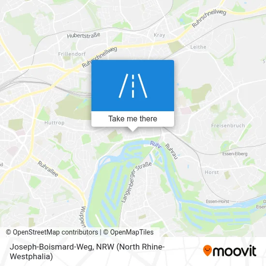 Joseph-Boismard-Weg map