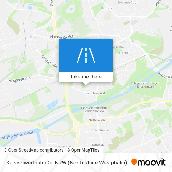 Карта Kaiserswerthstraße
