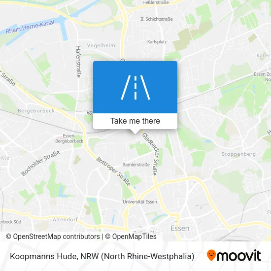 Карта Koopmanns Hude