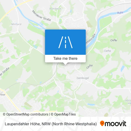 Карта Laupendahler Höhe