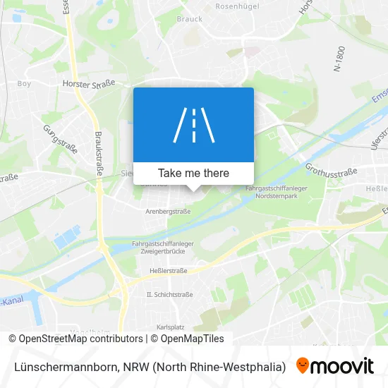 Lünschermannborn map