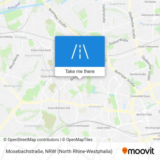 Карта Mosebachstraße