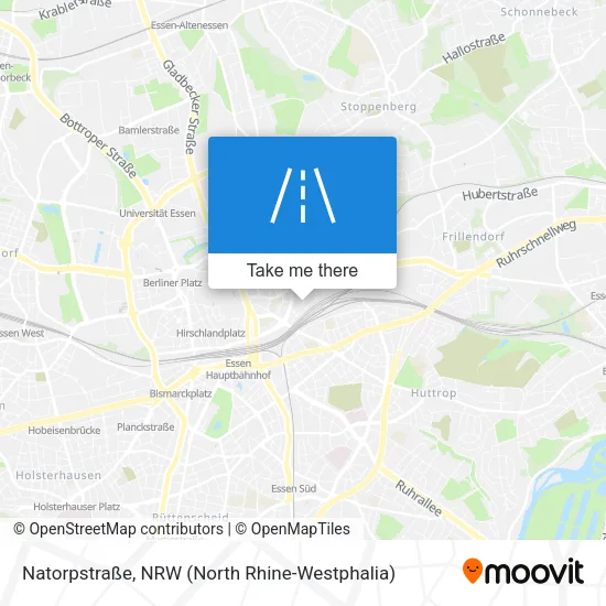 Карта Natorpstraße
