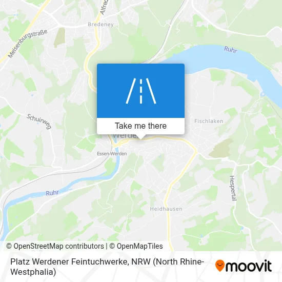 Platz Werdener Feintuchwerke map