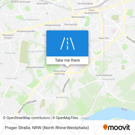 Карта Prager Straße