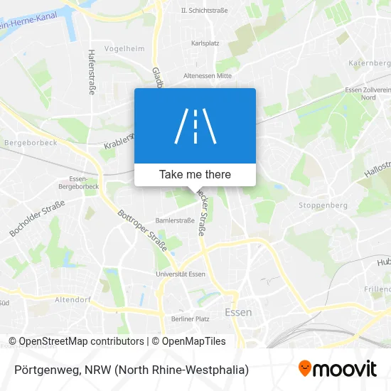 Pörtgenweg map