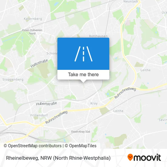 Rheinelbeweg map