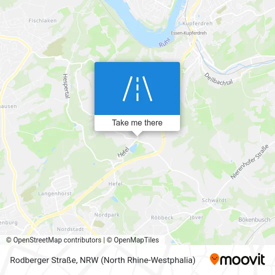 Карта Rodberger Straße