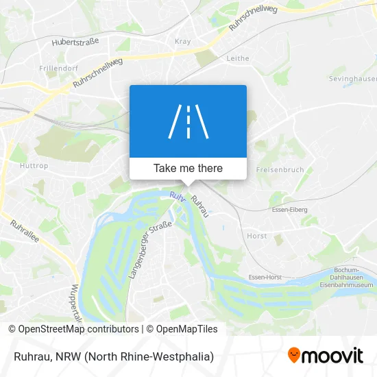 Ruhrau map