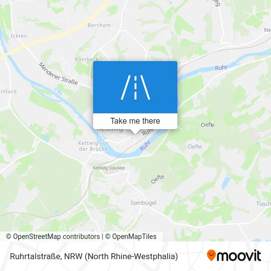 Ruhrtalstraße map