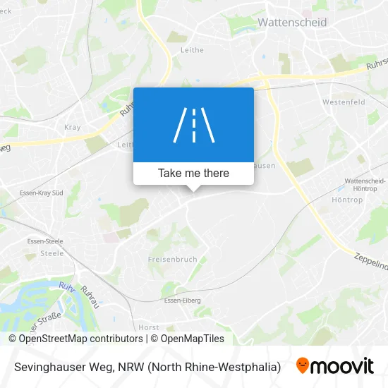 Карта Sevinghauser Weg