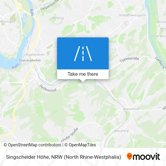 Карта Singscheider Höhe