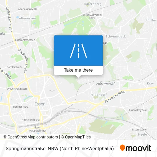 Карта Springmannstraße