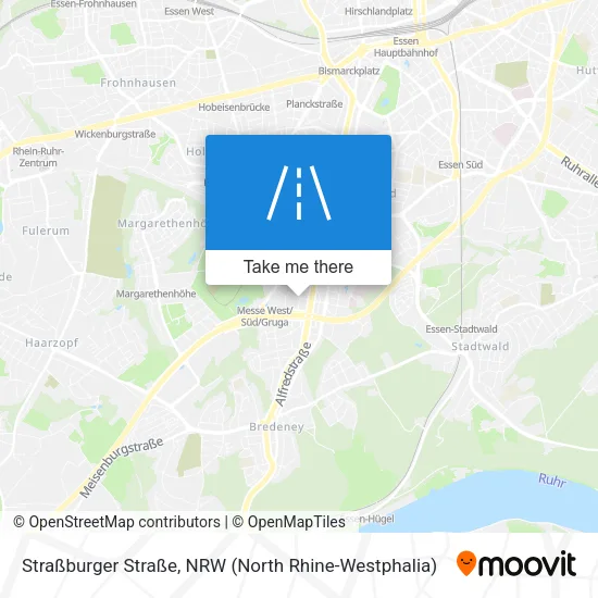 Карта Straßburger Straße