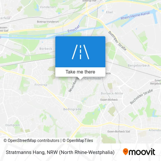 Stratmanns Hang map