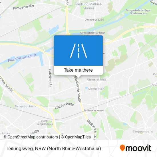 Карта Teilungsweg