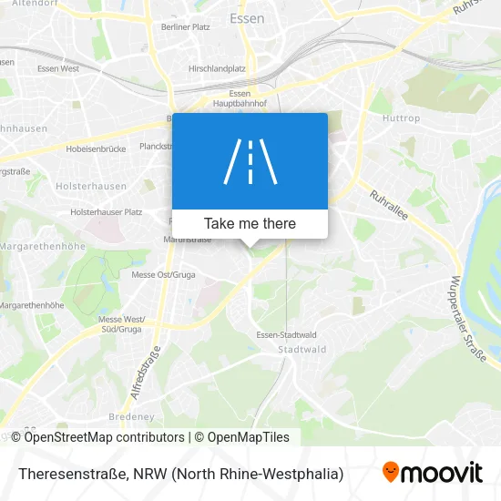 Theresenstraße map