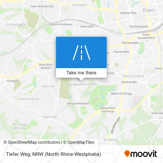 Карта Tiefer Weg