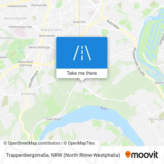 Карта Trappenbergstraße
