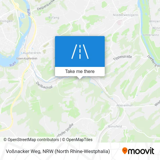 Карта Voßnacker Weg