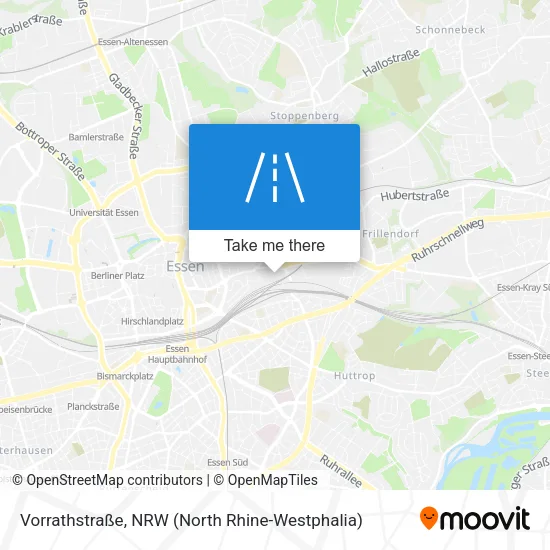Карта Vorrathstraße
