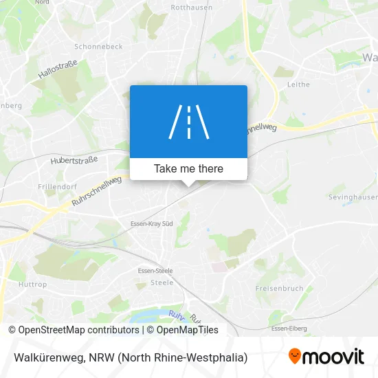 Walkürenweg map