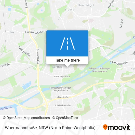 Карта Woermannstraße