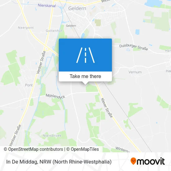 Карта In De Middag
