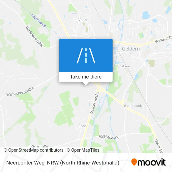 Карта Neerponter Weg