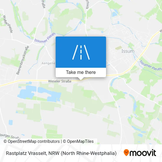 Карта Rastplatz Vrasselt