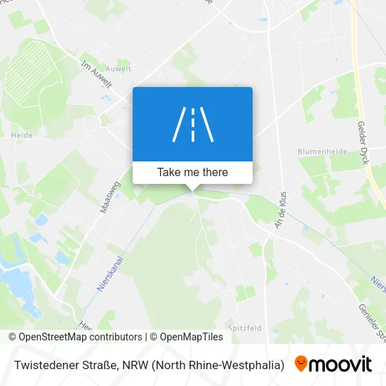 Карта Twistedener Straße