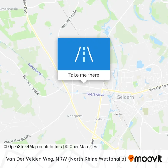 Van-Der-Velden-Weg map