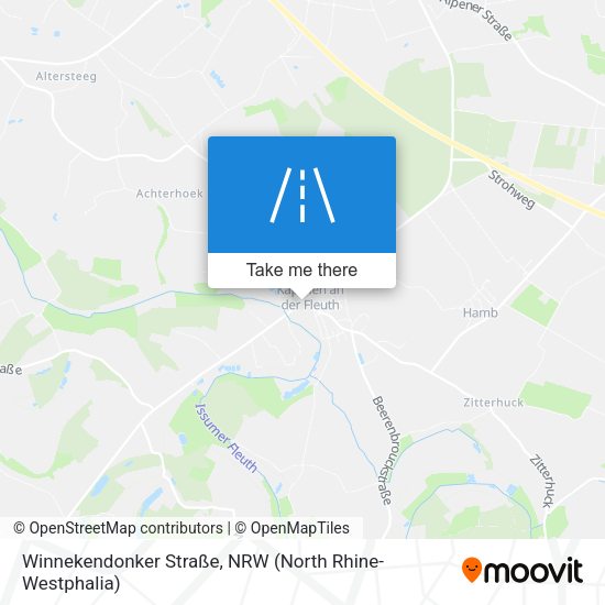 Winnekendonker Straße map
