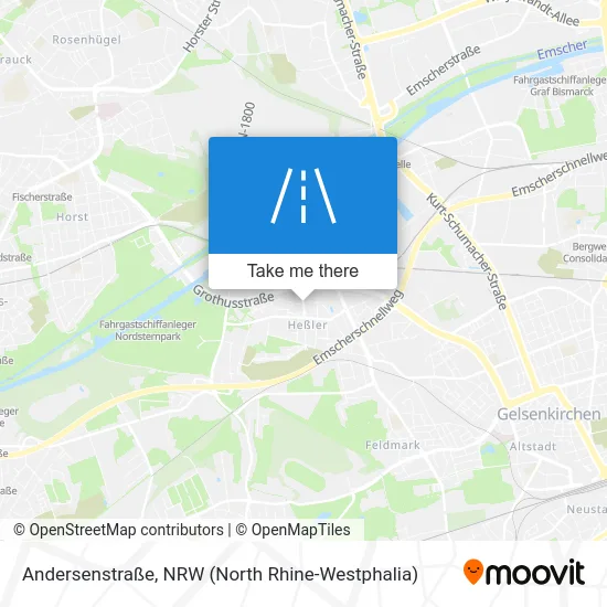 Карта Andersenstraße
