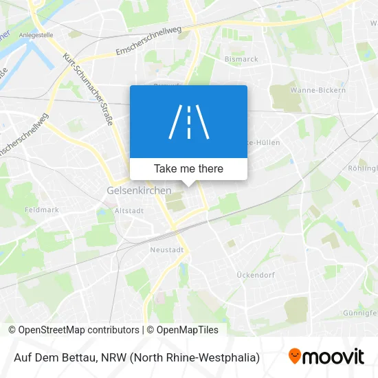 Карта Auf Dem Bettau
