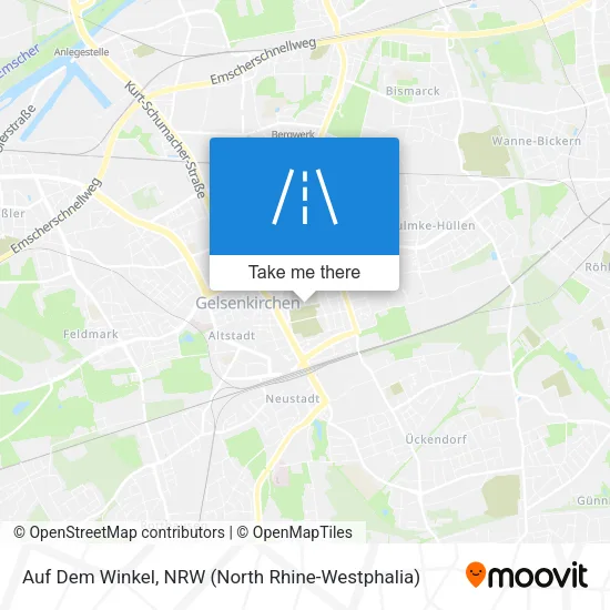 Карта Auf Dem Winkel