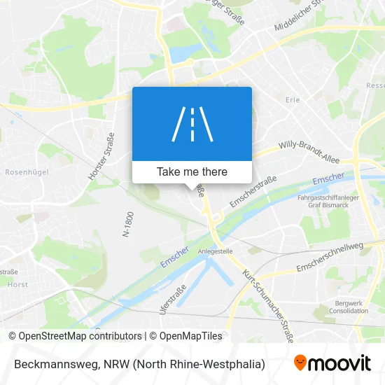 Beckmannsweg map