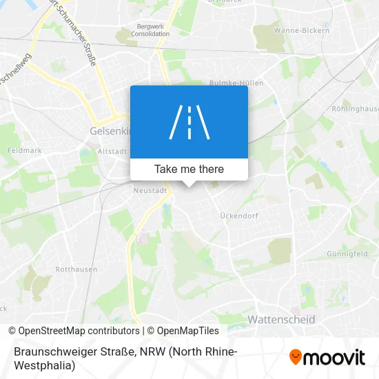Карта Braunschweiger Straße