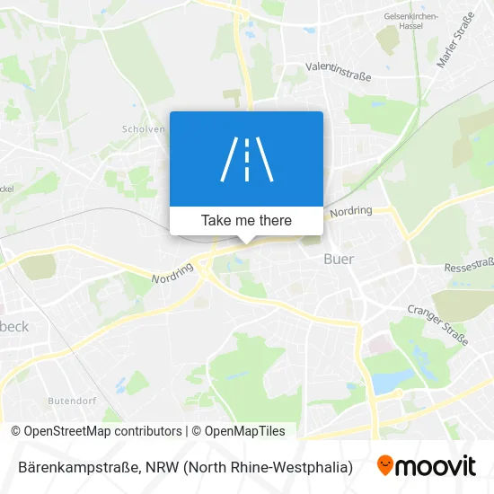 Карта Bärenkampstraße