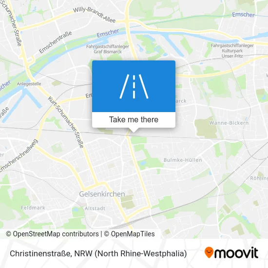 Карта Christinenstraße