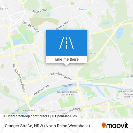Cranger Straße map