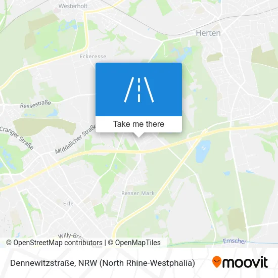 Карта Dennewitzstraße