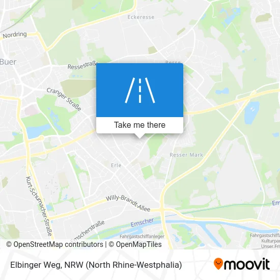 Elbinger Weg map